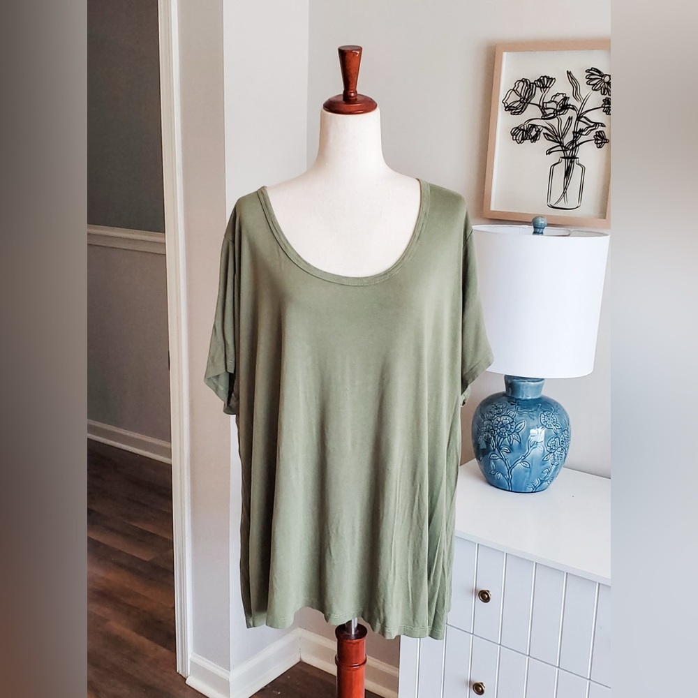 Olive Green Women's Top